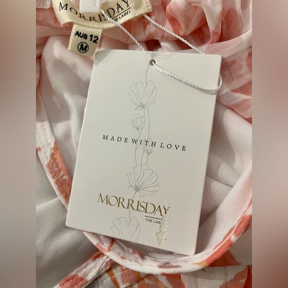 Morrisday the Label Tropical Heat Mini Dress Sz AU-12 (US-8) Vacation Party Chic - Picture 8 of 16